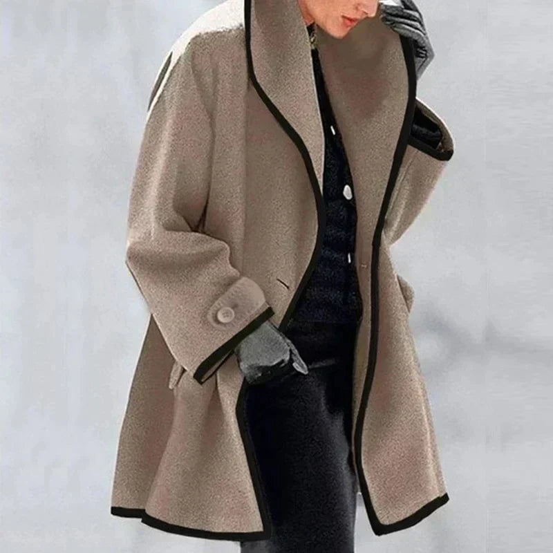 Oversized longline trench coat - Brown