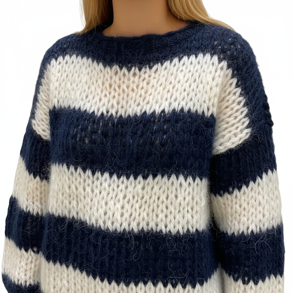 Women's Oversized Striped Sweater