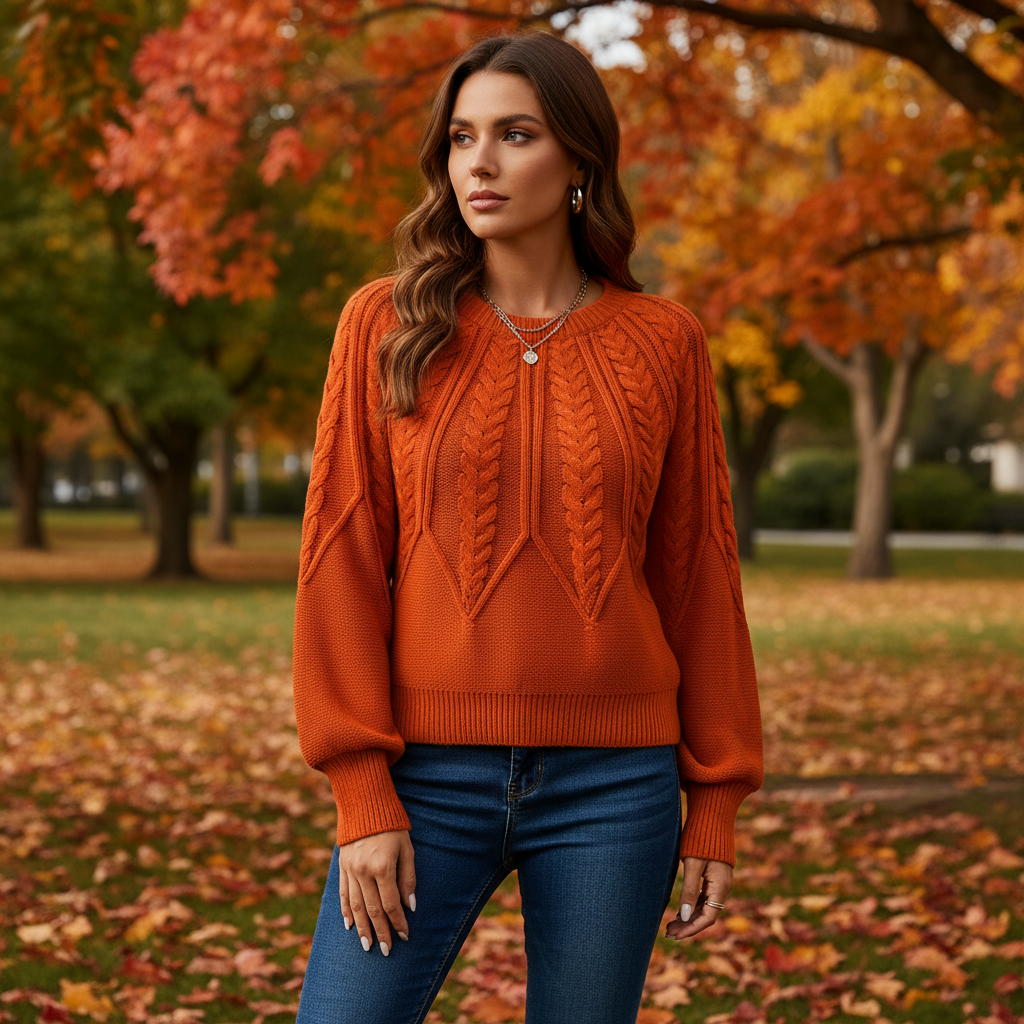 Women's Cable Knit Sweater