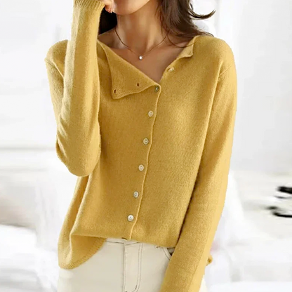 Women's Fine Knit Sweater – Yellow