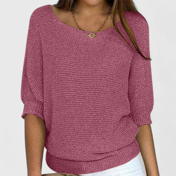 Women's Soft Knit Sweater – Pink