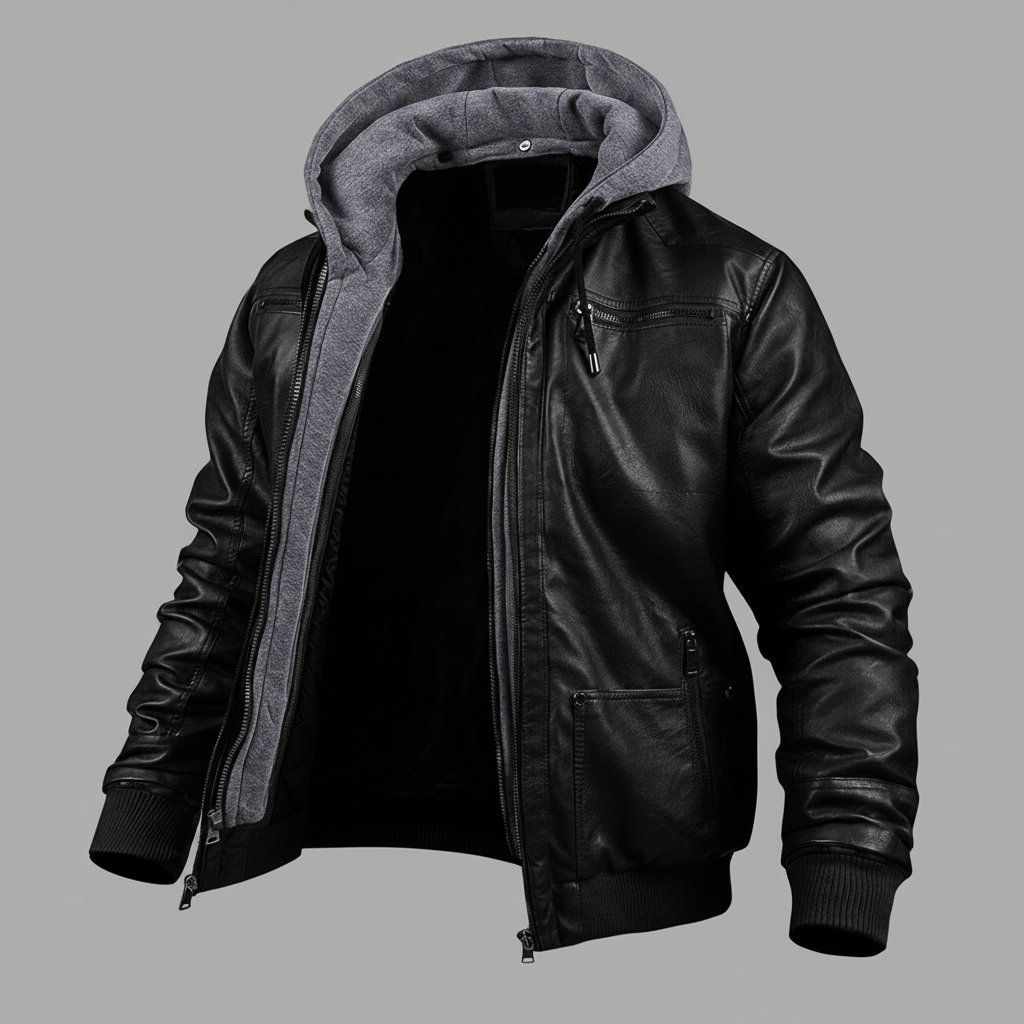 Men's Bomber Jacket with Hood | Men's Winter Jackets