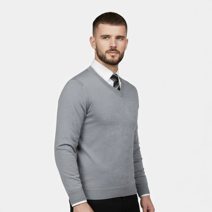 Men's V-Neck Longline Cardigan