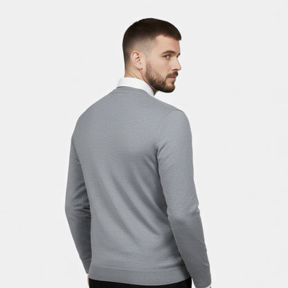 Men's V-Neck Longline Cardigan