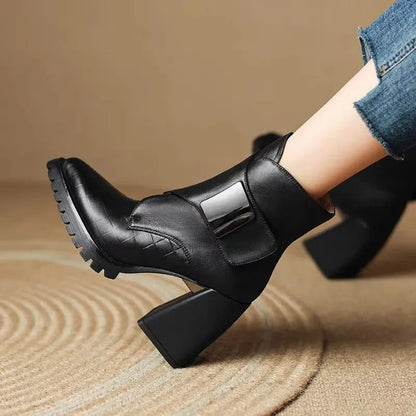 Women's contemporary ankle boots - Black