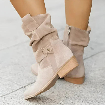 Women's distinguished boots - Beige