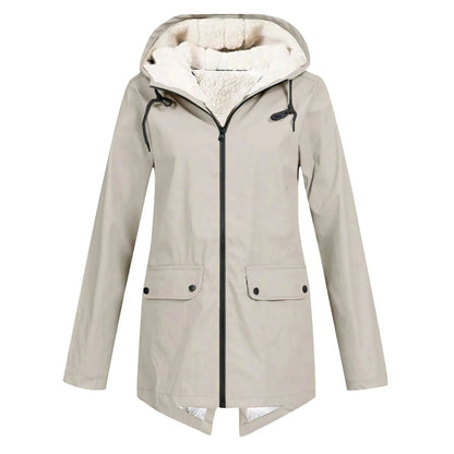 Hooded oversized timeless coat - Beige