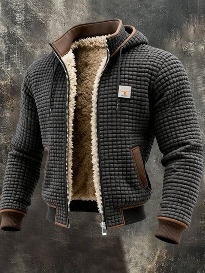 Quilted padded coat - Gray