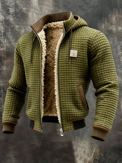 Quilted padded coat - Military Green