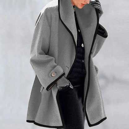 Oversized longline trench coat - Gray