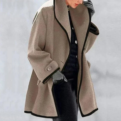 Oversized longline trench coat - Brown
