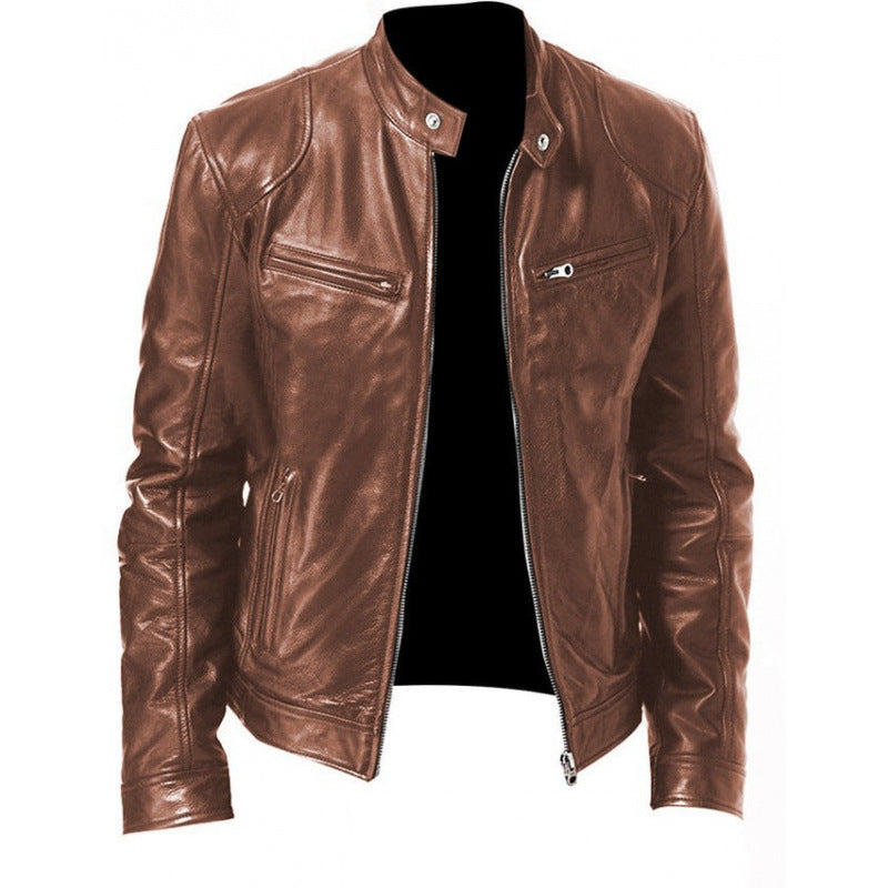 Men's Relaxed Longline Coat – Bronze