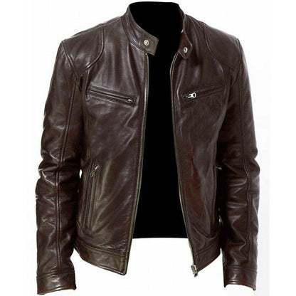 Men's Relaxed Longline Coat – Brown
