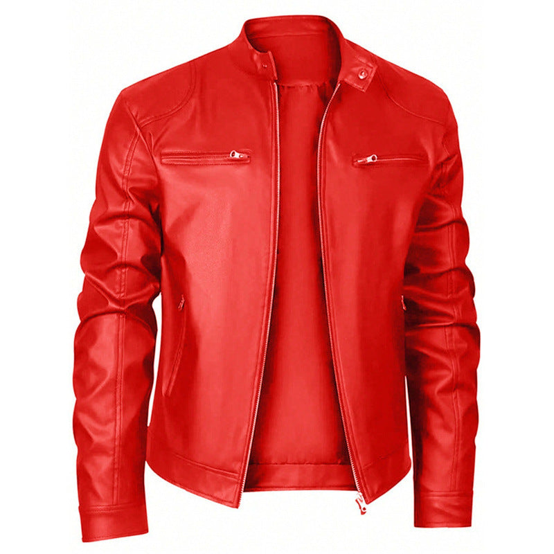 Men's Relaxed Longline Coat – Rouge Vif