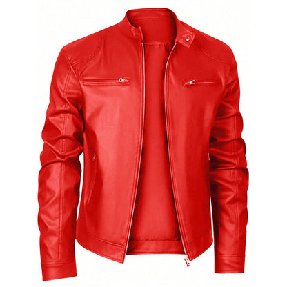 Men's Relaxed Longline Coat – Rouge Vif