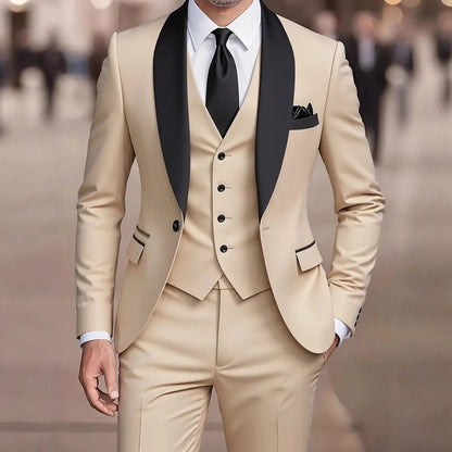 Poised chic contemporary suit - Apricot