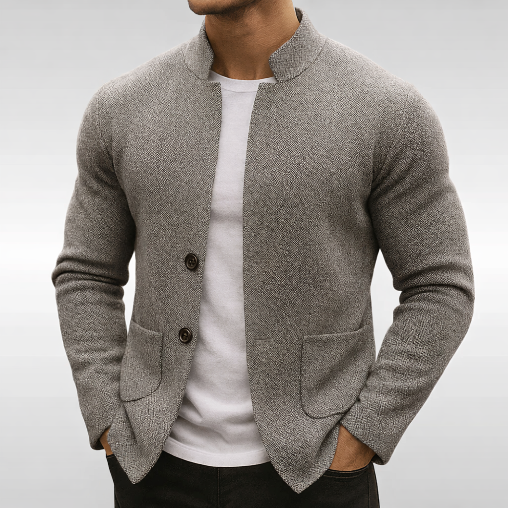 Tailored refined modern sweater - Gray