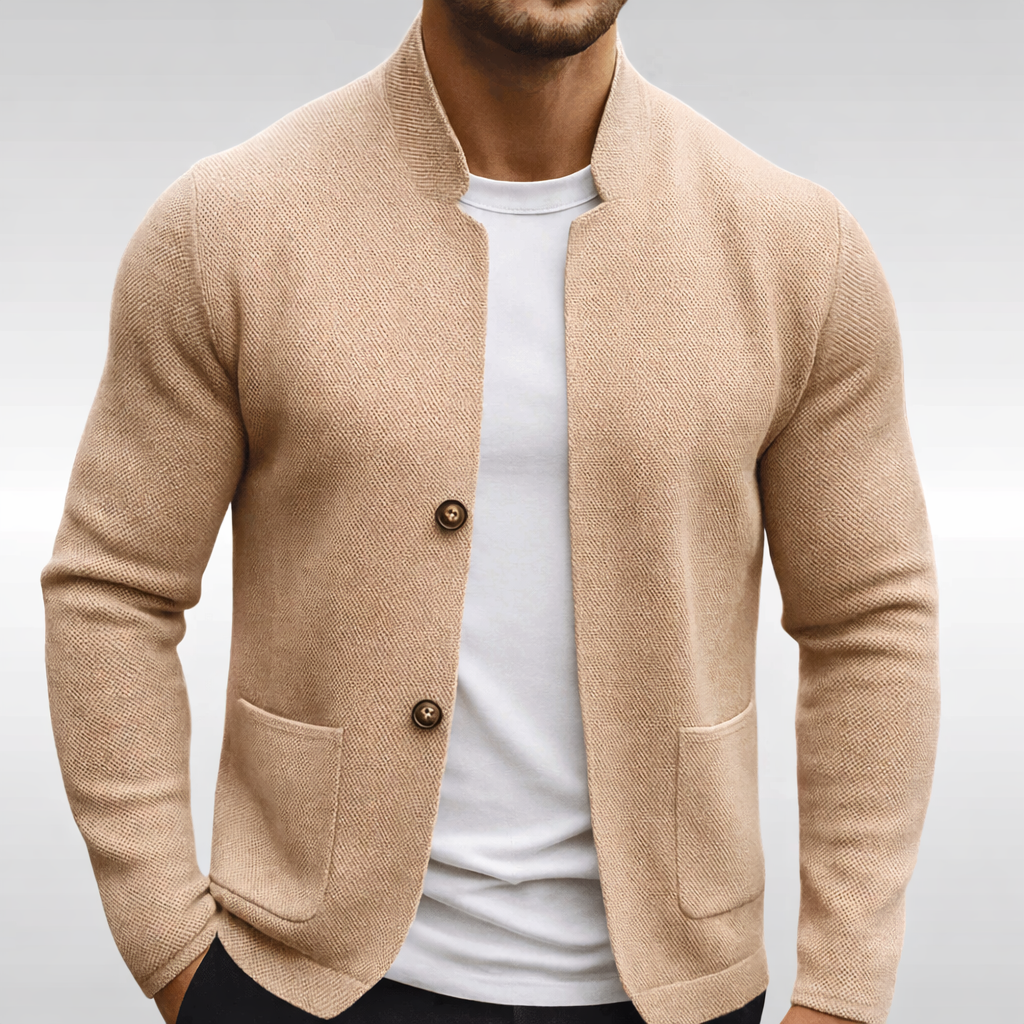 Tailored refined modern sweater - Beige