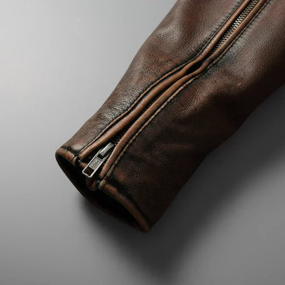 Men's Sleek Zip-Up Coat