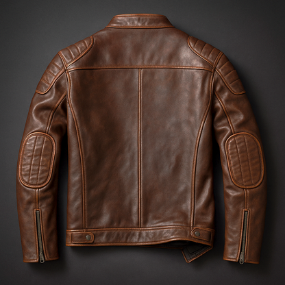 Men's Sleek Zip-Up Coat