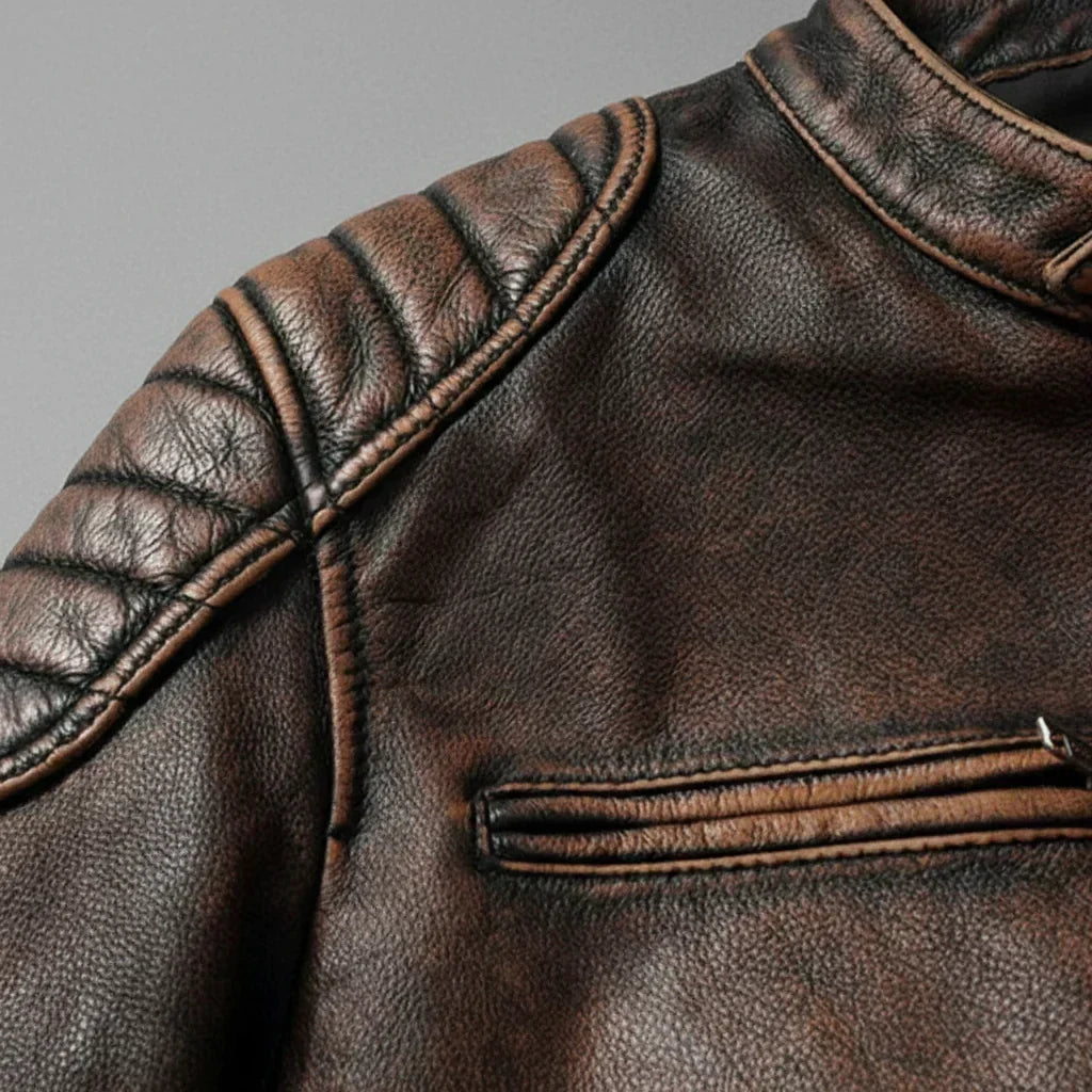 Men's Sleek Zip-Up Coat