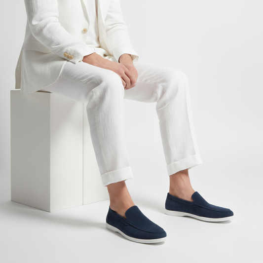 Assured composed loafers - Navy