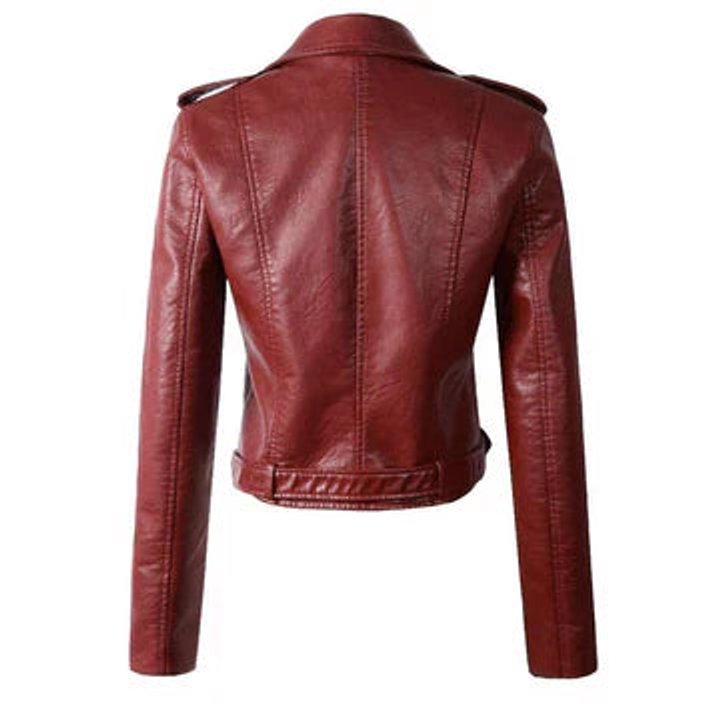 Women's Cropped Moto Jacket