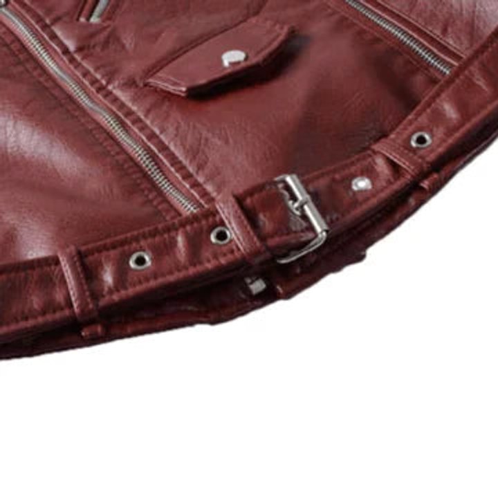 Women's Cropped Moto Jacket